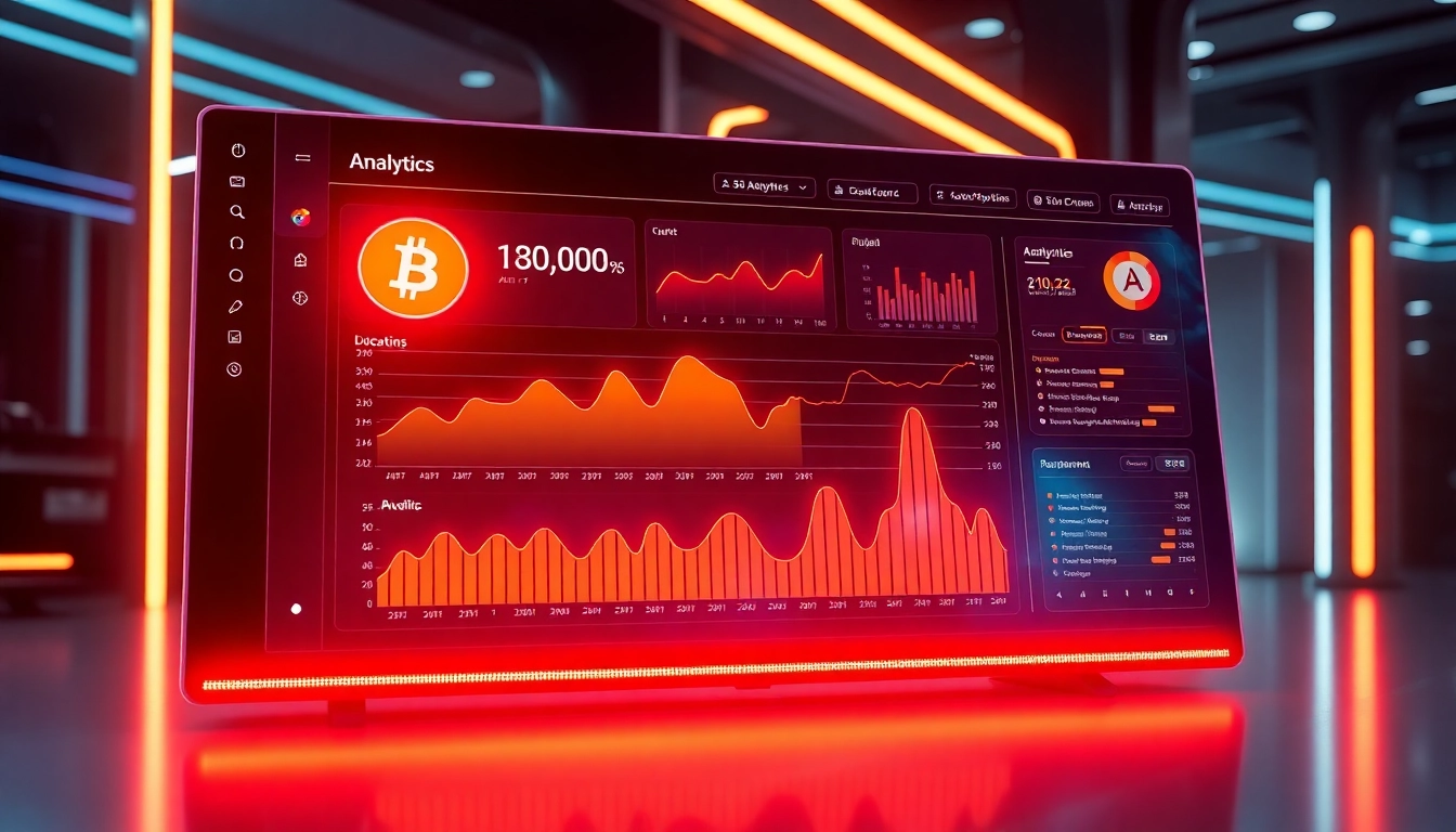Advanced aicoin market analysis dashboard showcasing real-time data and crypto chart trends for